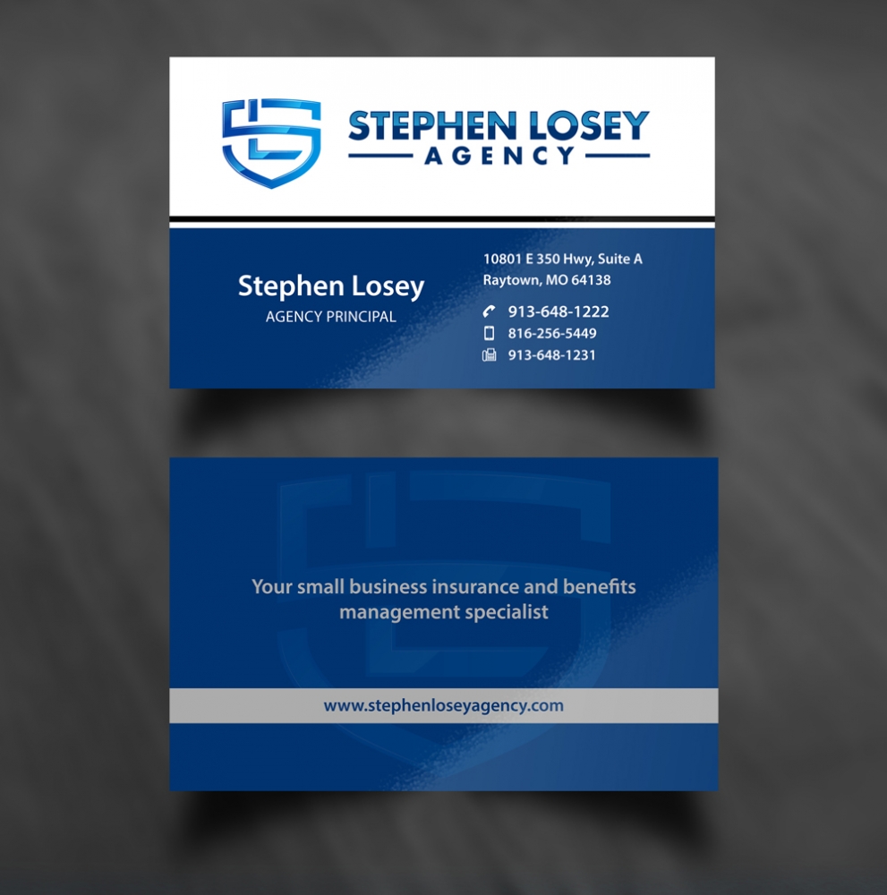 Stephen Losey Agency logo design by abss