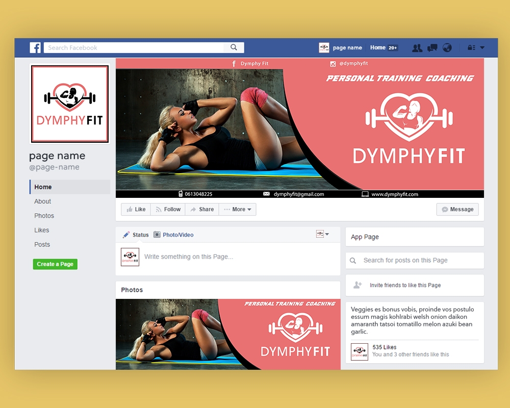 Dymphy Fit logo design by MastersDesigns