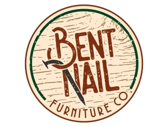 Bent Nail Furniture Co. logo design by sgt.trigger