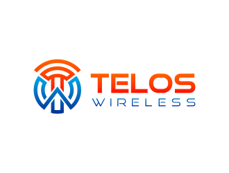 Telos Wireless logo design by mashoodpp