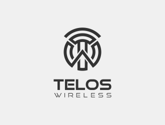 Telos Wireless logo design by mashoodpp