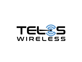 Telos Wireless logo design by MarkindDesign