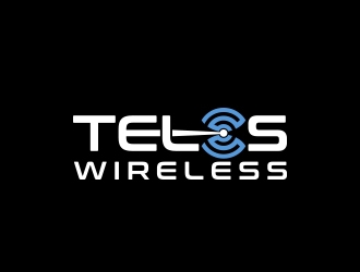 Telos Wireless logo design by MarkindDesign