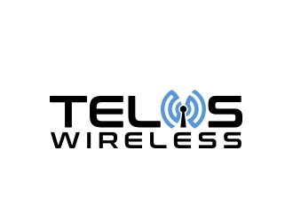 Telos Wireless logo design by MarkindDesign