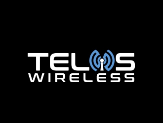 Telos Wireless logo design by MarkindDesign