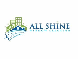 All Shine Window Cleaning logo design by samueljho