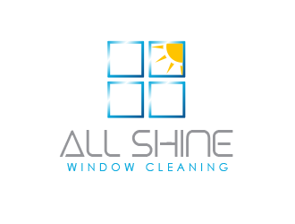 All Shine Window Cleaning logo design by BeDesign