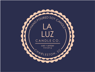 La Luz Candle Co. logo design by meliodas
