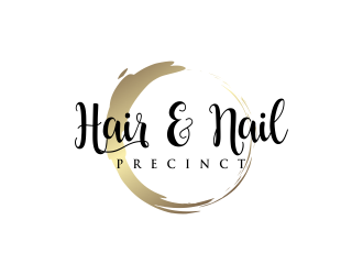 Hair & Nail Precinct logo design by meliodas