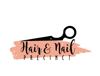 Hair & Nail Precinct logo design by tec343