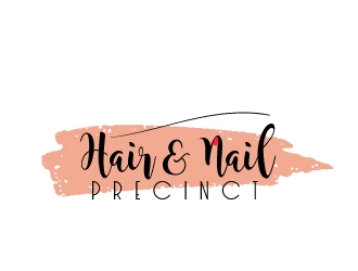 Hair & Nail Precinct logo design by tec343