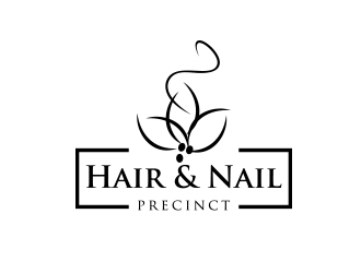 Hair & Nail Precinct logo design by shernievz