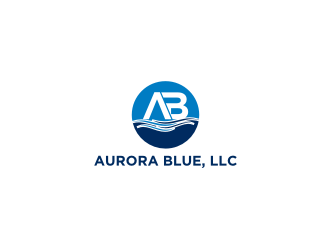 Aurora Blue, LLC logo design by .::ngamaz::.