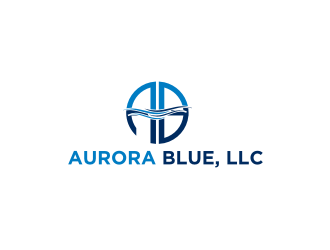 Aurora Blue, LLC logo design by .::ngamaz::.