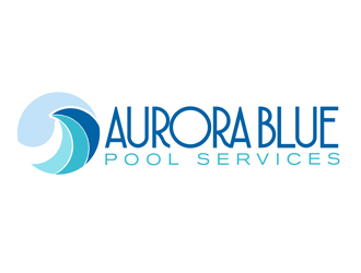 Aurora Blue, LLC logo design by kunejo