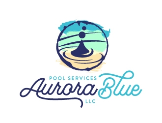 Aurora Blue, LLC logo design by akilis13