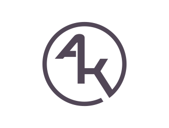 AK Entertainment logo design by ammad