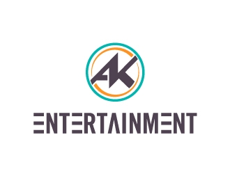 AK Entertainment logo design by josephope