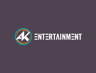 AK Entertainment logo design by josephope