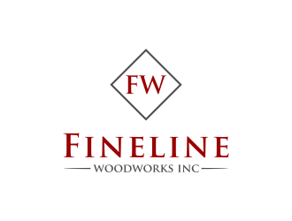 Fineline woodworks inc. logo design by IrvanB
