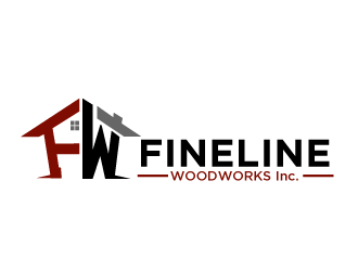 Fineline woodworks inc. logo design by THOR_