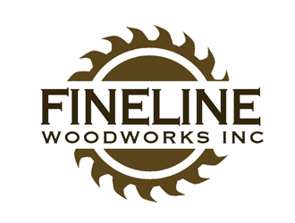 Fineline woodworks inc. logo design by kunejo