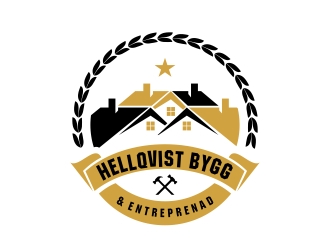 Hellqvist Bygg & Entreprenad logo design by cikiyunn