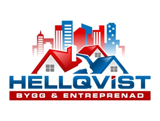 Hellqvist Bygg & Entreprenad logo design by jaize