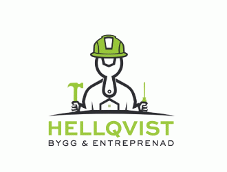 Hellqvist Bygg & Entreprenad logo design by nehel
