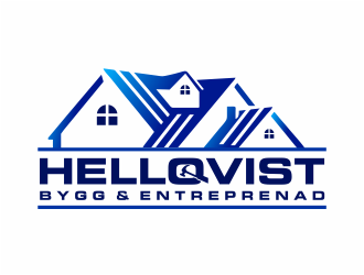 Hellqvist Bygg & Entreprenad logo design by mutafailan