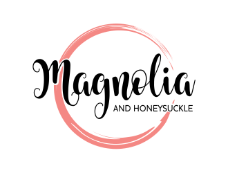 Magnolia and Honeysuckle logo design by Girly