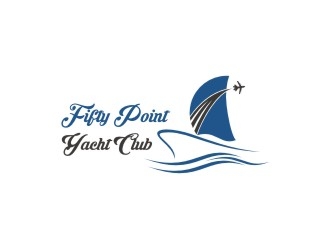 Fifty Point Yacht Club logo design by savana
