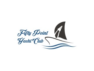 Fifty Point Yacht Club logo design by savana