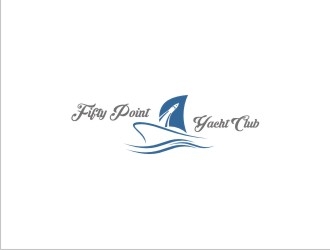 Fifty Point Yacht Club logo design by savana