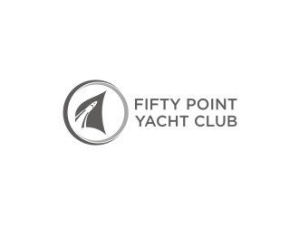 Fifty Point Yacht Club logo design by savana