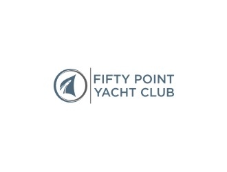 Fifty Point Yacht Club logo design by savana