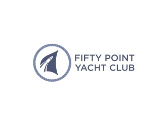 Fifty Point Yacht Club logo design by savana