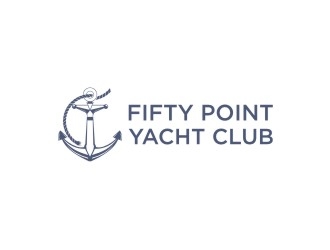 Fifty Point Yacht Club logo design by savana