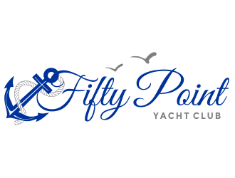 Fifty Point Yacht Club logo design by aldesign