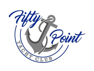 Fifty Point Yacht Club logo design by daywalker