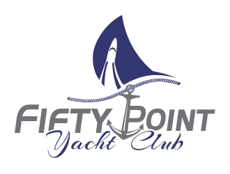Fifty Point Yacht Club logo design by ruki