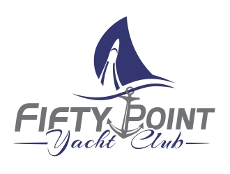 Fifty Point Yacht Club logo design by ruki