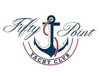 Fifty Point Yacht Club logo design by daywalker