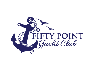 Fifty Point Yacht Club logo design by dchris
