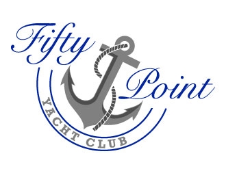 Fifty Point Yacht Club logo design by daywalker