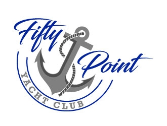 Fifty Point Yacht Club logo design by daywalker