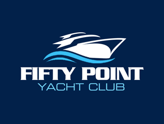 Fifty Point Yacht Club logo design by kunejo