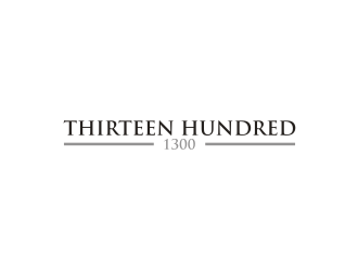 Thirteen Hundred logo design by logitec