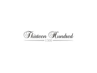 Thirteen Hundred logo design by logitec