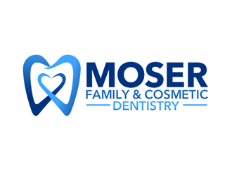 Moser Family & Cosmetic Dentistry logo design by megalogos
